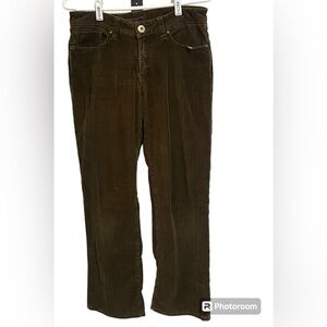 Christopher Blue Stretch Brown Corduroy Pants Sz 8